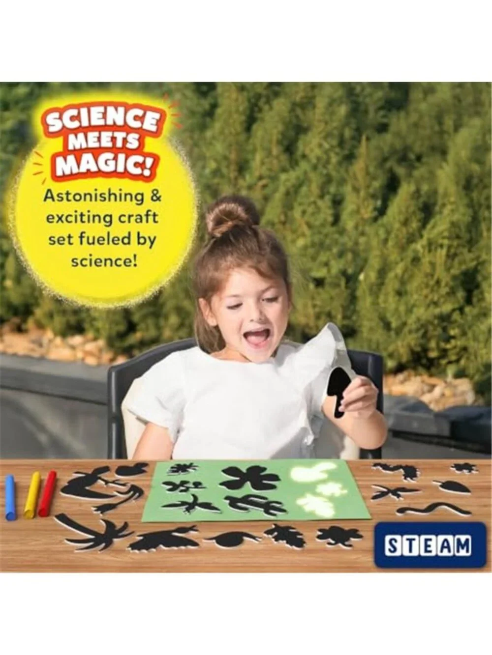 Magical Sun Art – Out in Nature, STEM Paper Craft Kit for Kids